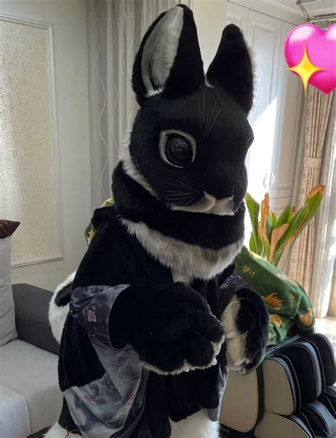 bunny fursuit|realistic rabbit fursuit.